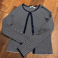 MOUSSY ボーダーカーディガン 長袖