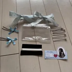 即購入⭕️キャラクターヘアアクセサリーセット シナモロールリボン付き
