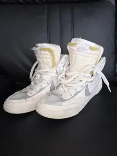NIKE/Sacai Blazer Mid White Grey 27.5cmのサムネイル