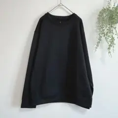 無印良品 長袖トレーナー メンズ トップス 定番 シンプル カジュアル 無地 黒のサムネイル