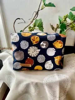 猫柄マルチポーチ おむつポーチ ジム着替え収納 ハンドメイド