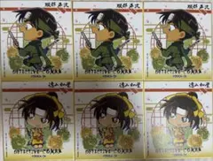 【即購入可】名探偵コナン　大阪城　ミニ色紙　服部平次　遠山和葉