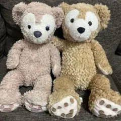 Disney ダッフィー　シェリーメイ　ぬいぐるみ 2体　ザクラス　JCB