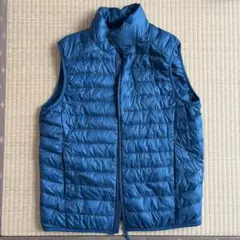 ユニクロ　ウルトラライトダウン　ベスト　ブルー