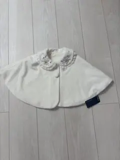 ANNA SUI mini ホワイトフリースポンチョ タグ付き