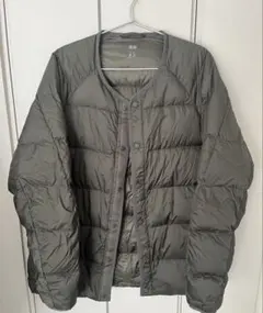 ユニクロ　リサイクルダウンジャケット　オリーブ　L