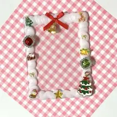 No.175 トレカケース　ホイップデコ　B8 パール　クリスマス　リボン　⑩