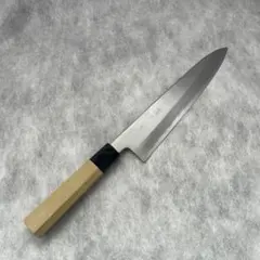 唯千里オリジナル ＜中川作＞ 堺製青一鋼仕上　和牛刀240mm【黒檀八角水牛柄】 唯千里オリジナル ＜中川作＞ 堺製青一鋼仕上 和牛刀240mm【黒檀八角