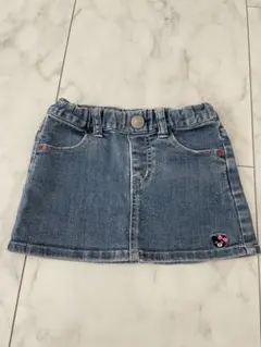 DOUBLE.B デニムスカート 90サイズ