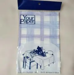 ペーパーテーブルクロス 100✕100cm チェック柄のサムネイル