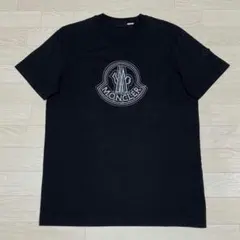 美品☆高級モデル☆ラバーロゴ】モンクレール Tシャツ 半袖 入手困難