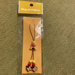 ディズニーランド　ストラップ　くまのプーさん　Disney