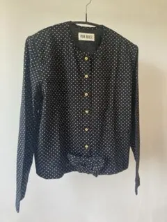 ピンク ノーカラージャケット