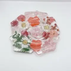 薔薇型のトレー　固まるハーバリウム