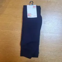 【新品】ヒートテック ニーハイソックス 2ペア 23-25cm 濃紺&中灰