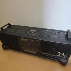 SHARP CDラジカセ QT-73CD ステレオダブルカセット ジャンク SHARP シャープ CDラジカセ QT-73CD-GY レトロ ジャンク品 - メルカリ