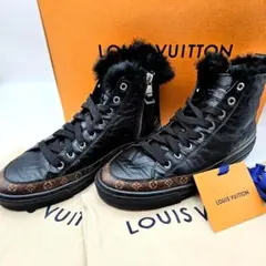 LOUIS VUITTON ステラーライン レザースニーカー 〈121-1〉