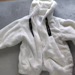 ピンクラテ ファージャケット フードジャケット 白 ホワイト 地雷系 上着 M