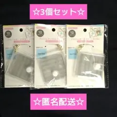 セリア アルバムキーホルダー 10ポケット 5cm×5cm 3個セット