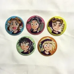 忍たま乱太郎 四年生 刺繍缶バッジ