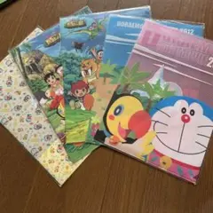 映画ドラえもん　のび太と奇跡の島　クリアファイル　全5種セット