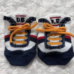 DOUBLE.B スニーカー風ベビー靴下 9-11cm