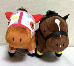 サラブレッドコレクション　ぬいぐるみ　キタサンブラック　ハルウララ　２種セット