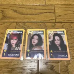 aespa ポップアップ superstar 原宿 rich man 3枚セット