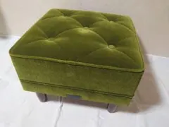 カリモク60 オットマン モケットグリーン