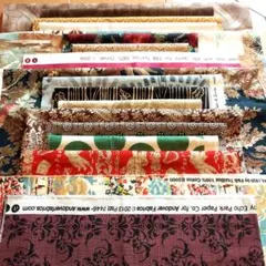 USAコットンプリント生地18枚セット ハギレまとめ売りカットクロスパッチワーク