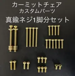 カーミットチェア　カスタムパーツ　真鍮ネジ1脚分セットのサムネイル