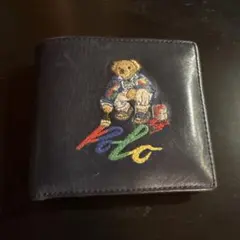 Polo Ralph Lauren ポロベア 二つ折り財布 ネイビーのサムネイル