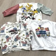 ミッキー ミニー トレーナー 3点セット　100cm