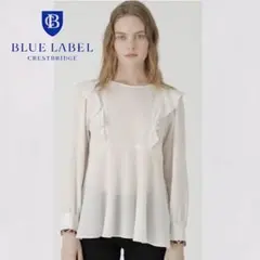 【1度着用のみ美品】 ブルーレーベルクレストブリッジ 近年モデル ブラウス