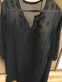 チュニック 刺繍　シースルー　ワンピース　最終価格