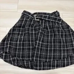 【古着】INGNI /チェック柄ミニスカート ウエストベルト付き