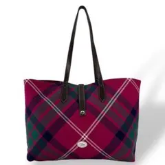 ヴィヴィアンウエストウッド　トートバッグ　タータンチェック　肩掛け可　A4収納可