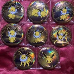 ポケモン テラスタルフェス ホログラム缶バッジ フルセット 8個 サンダース