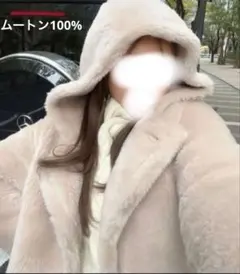 もこもこフェイクファーコート アイボリー RiLi STORE - メルカリ