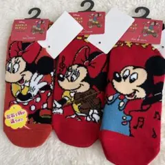 50-20cm ディズニー　ミッキー　ミニー　靴下　ソックス