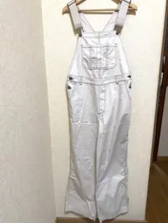 WEGO ホワイト オーバーオール Sサイズ