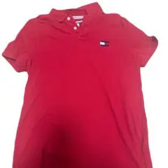 TOMMY HILFIGER ポロシャツ レッド