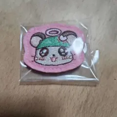 とっとこハム太郎　キャラ福くじ　E賞　ワッペンバッジ　かぶるくん