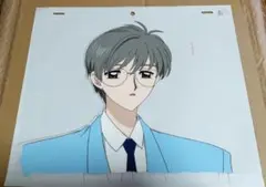 希少 おもひでぽろぽろ あべくん セル画 37-4 B5 スタジオジブリ