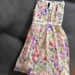 TOCCA 花柄ノースリーブワンピース 0サイズのサムネイル