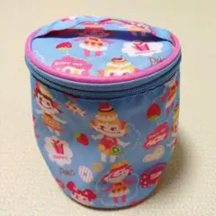 不二家 ペコちゃん ポーチ 小物入れ　円形