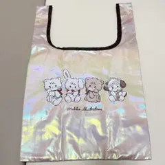 mikko illustration ロフト限定　エコバッグ　ブラウン　LOFT