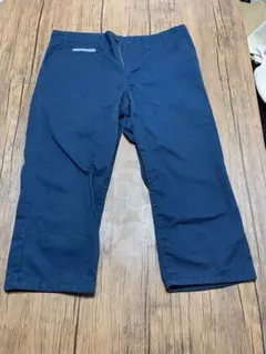 JUNMEN ジュンメン クロップドパンツ ネイビー 濃紺 ｜清涼感