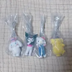 サンリオキャラクターズ ミニチュアチャーム ライブキャラクター 4種 セミコンプ