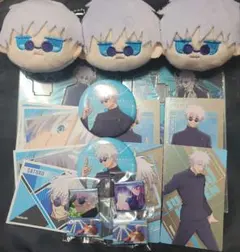 呪術廻戦 懐玉玉折 五条悟 グッズ セット アクリルスタンド 缶バッジ カード